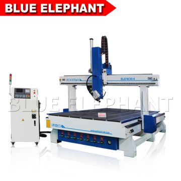 Blauer Elefant große 1836 SYNTEC 6 MB Kontrolle 4 Achsen CNC Router Verkauf in Dubai